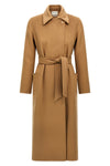 artur long coat in double cashmere fabric