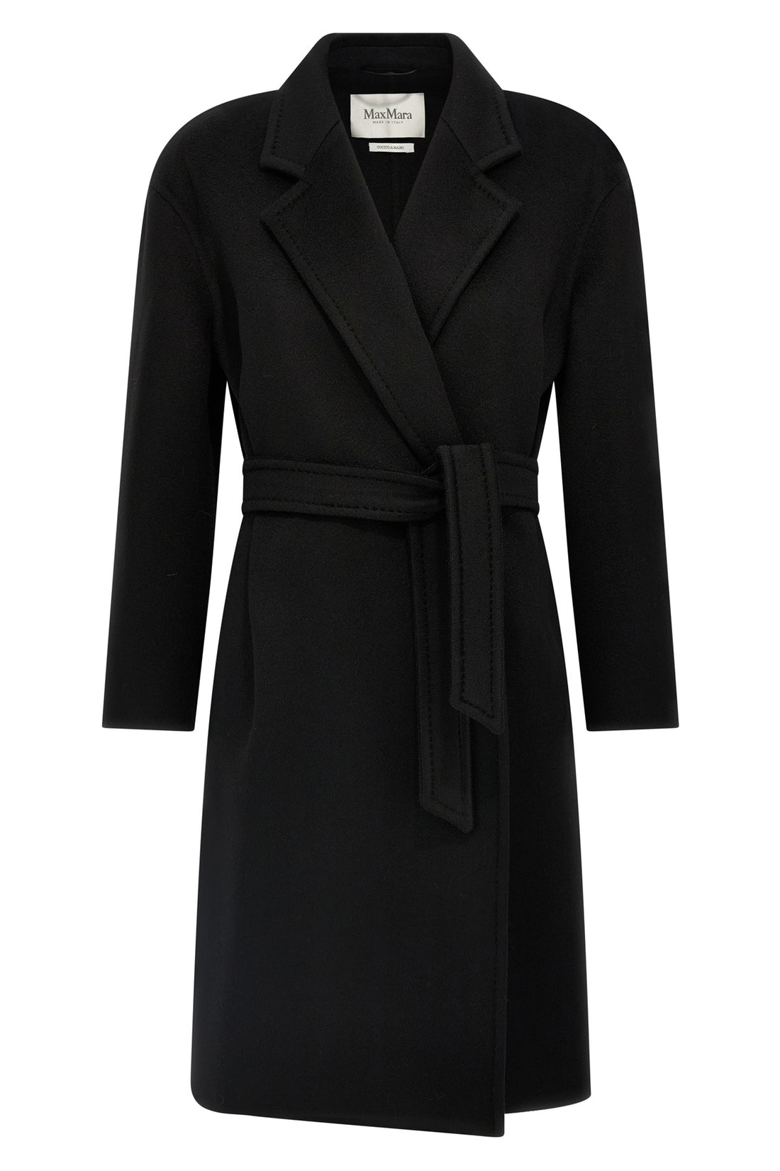 MAX MARA 38 melinda midi coat in double cashmere fabric