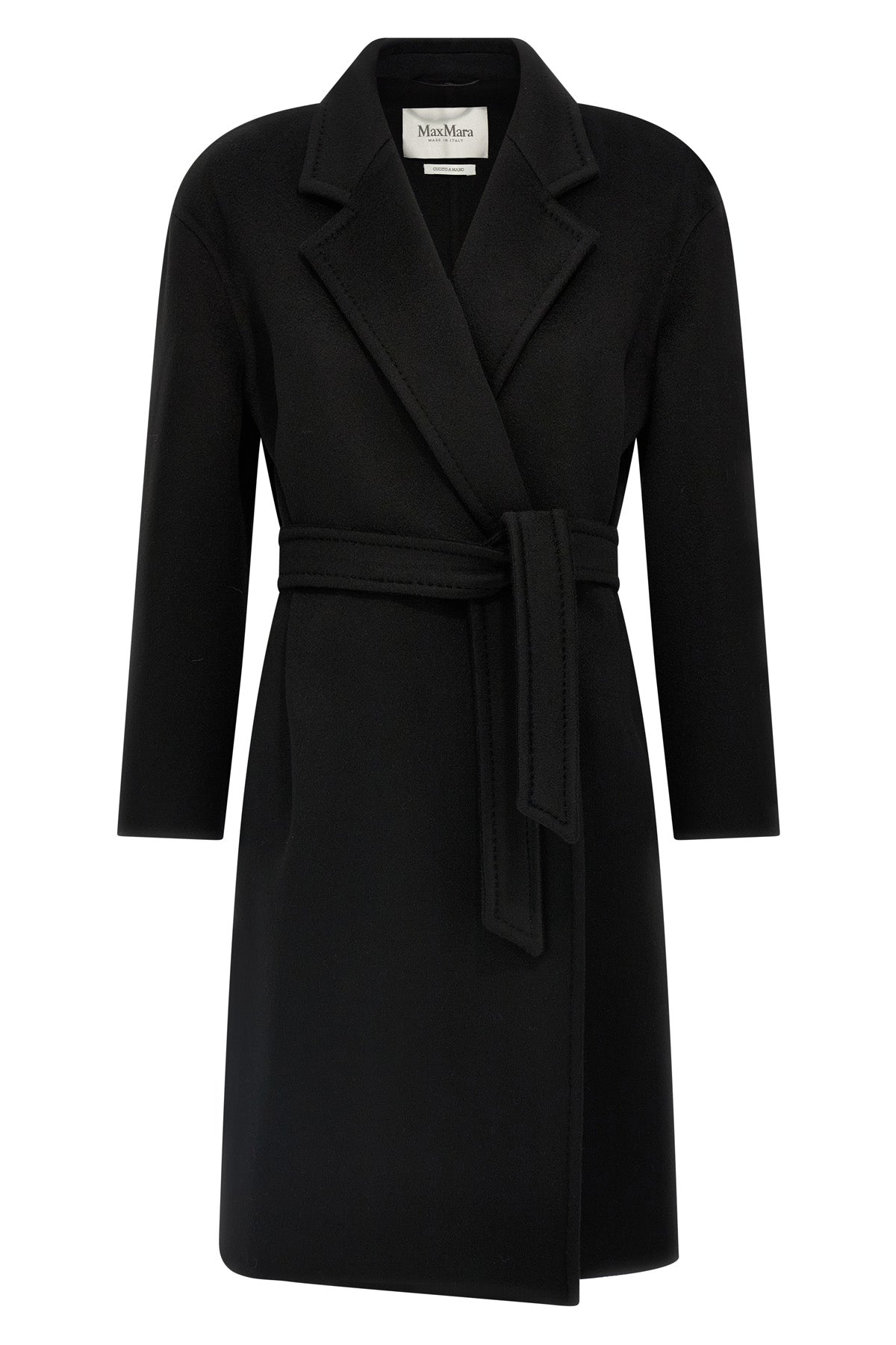 melinda midi coat in double cashmere fabric