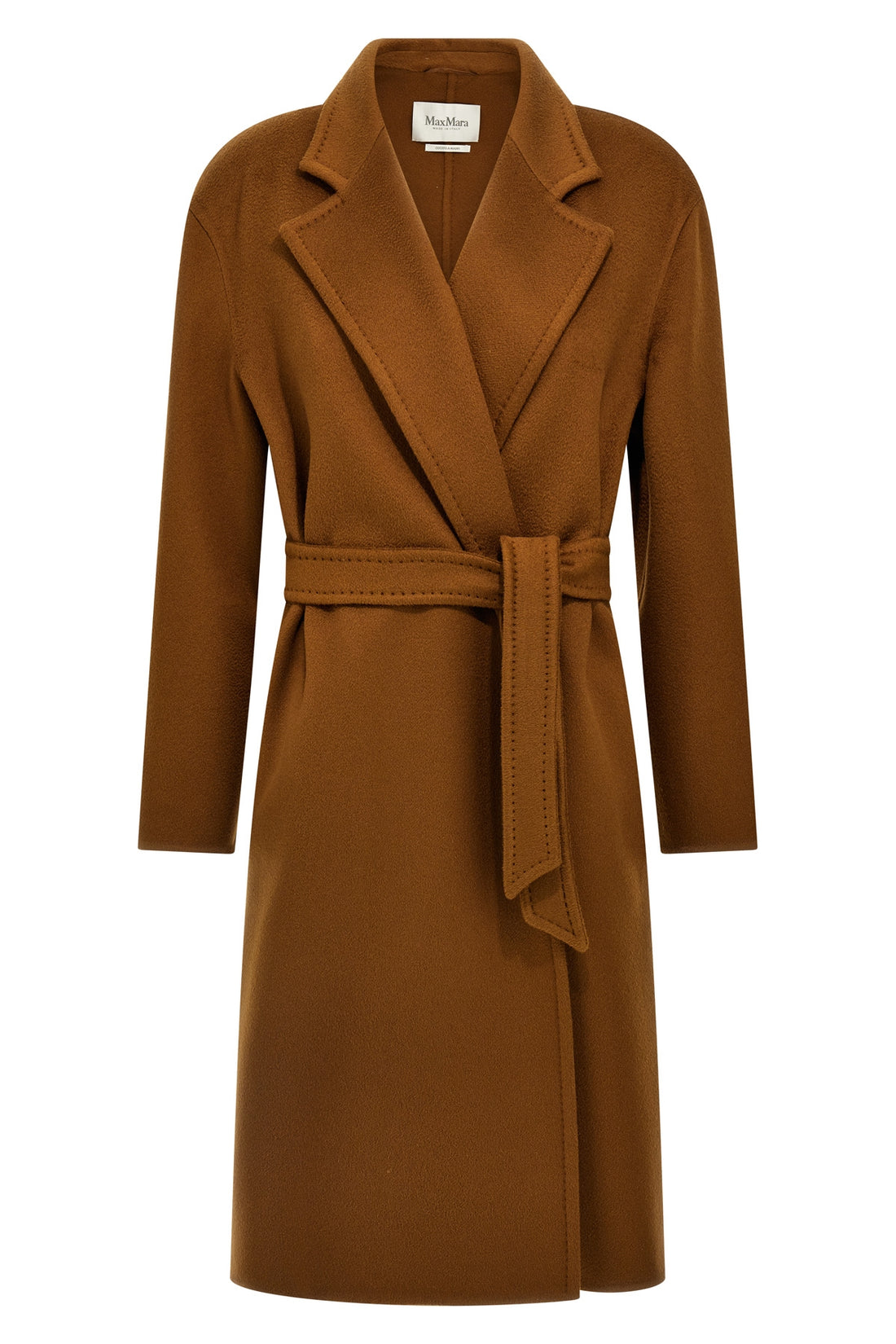 MAX MARA 42 melinda midi coat in double cashmere fabric