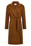 melinda midi coat in double cashmere fabric