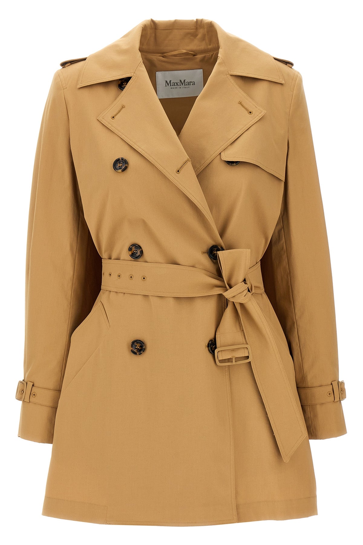 landa raincoat in heavy stretch cotton teardrop canvas