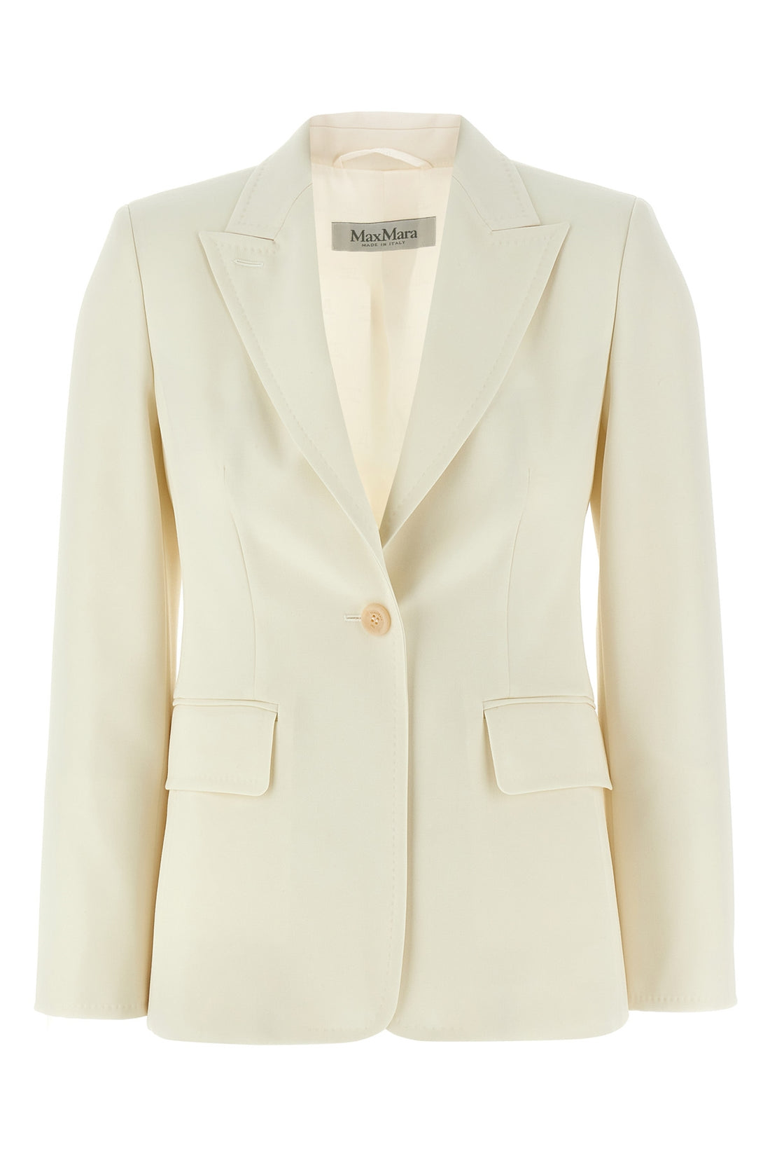 MAX MARA 48 palchi single-breasted wool blazer