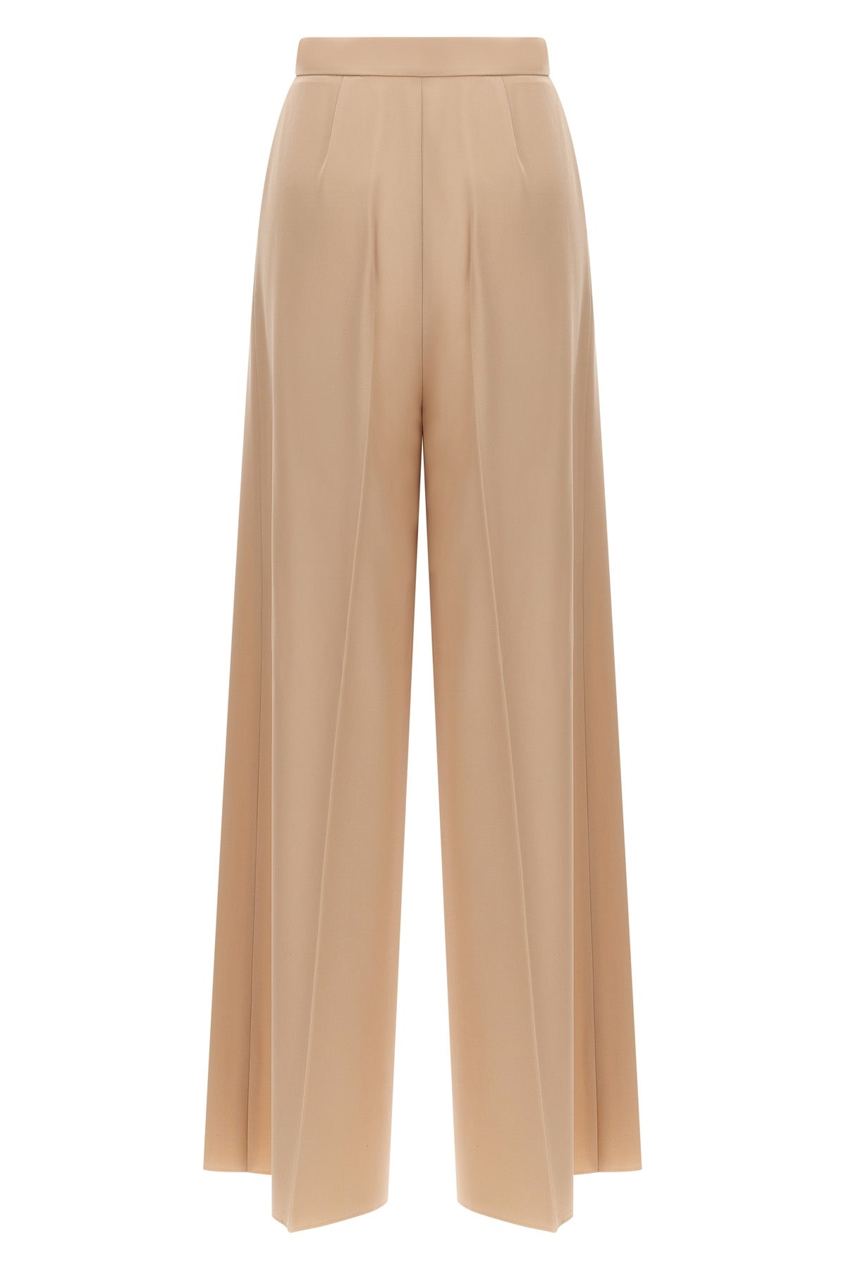 high-waisted ninfa wool gabardine pants