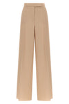 high-waisted ninfa wool gabardine pants