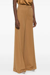 high-waisted ninfa wool gabardine pants