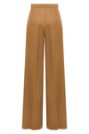 high-waisted ninfa wool gabardine pants
