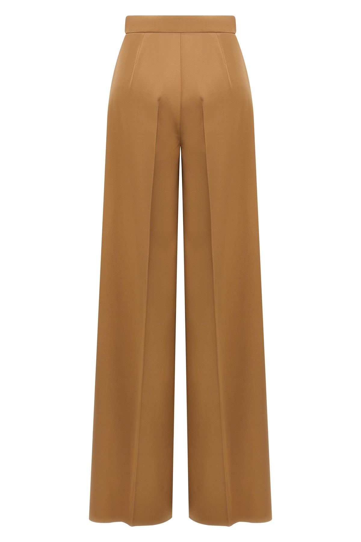 high-waisted ninfa wool gabardine pants