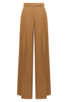 high-waisted ninfa wool gabardine pants