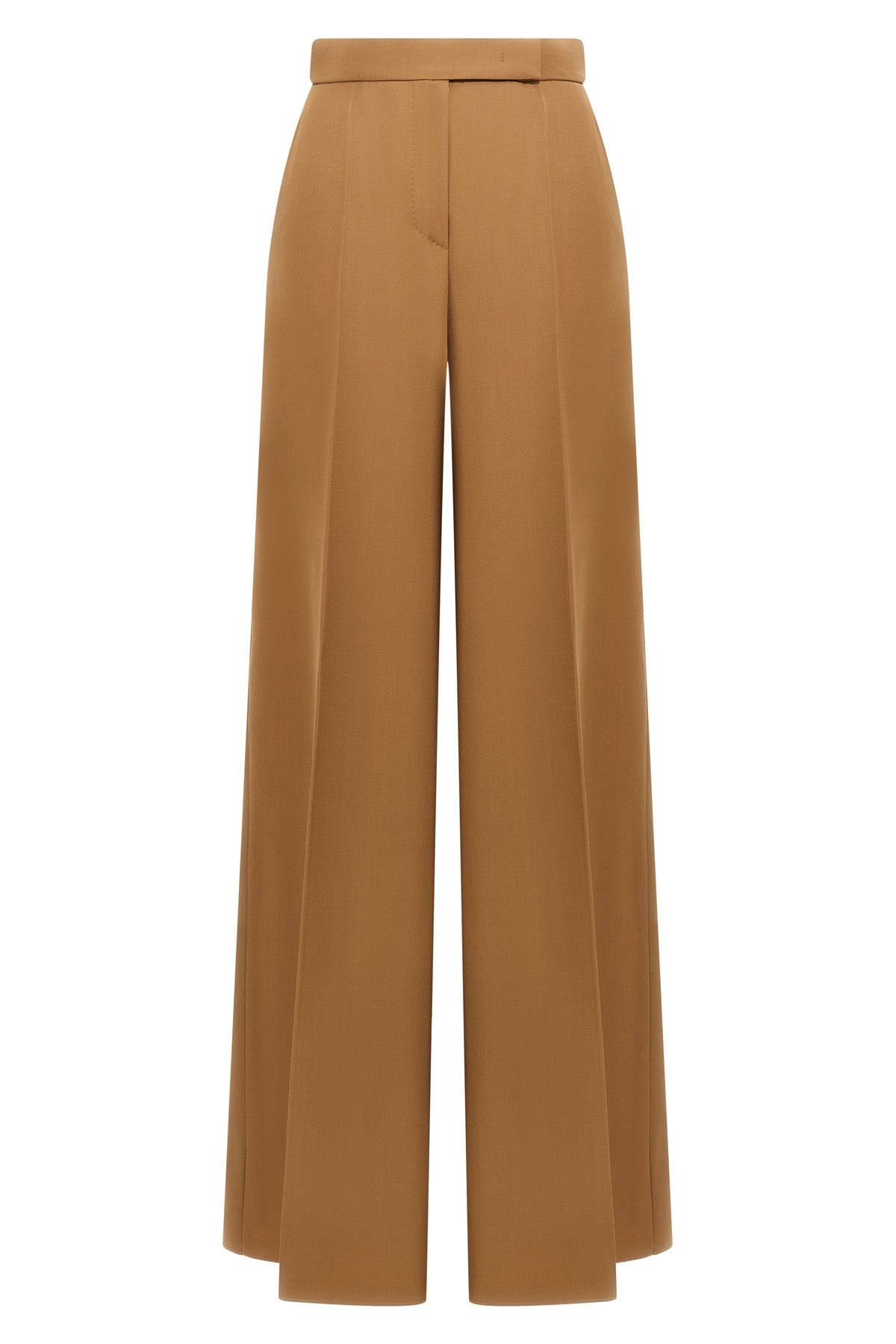 high-waisted ninfa wool gabardine pants