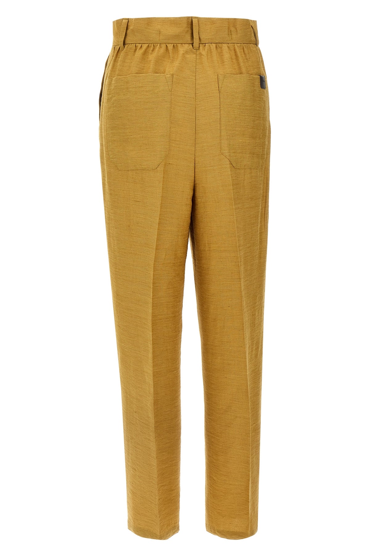 efedra pants in a natural silk blend fabric