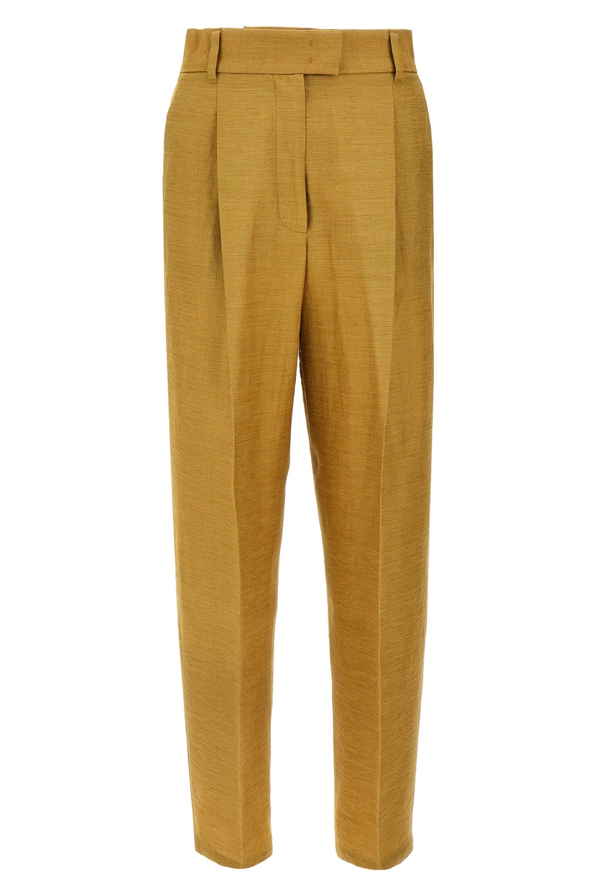 efedra pants in a natural silk blend fabric
