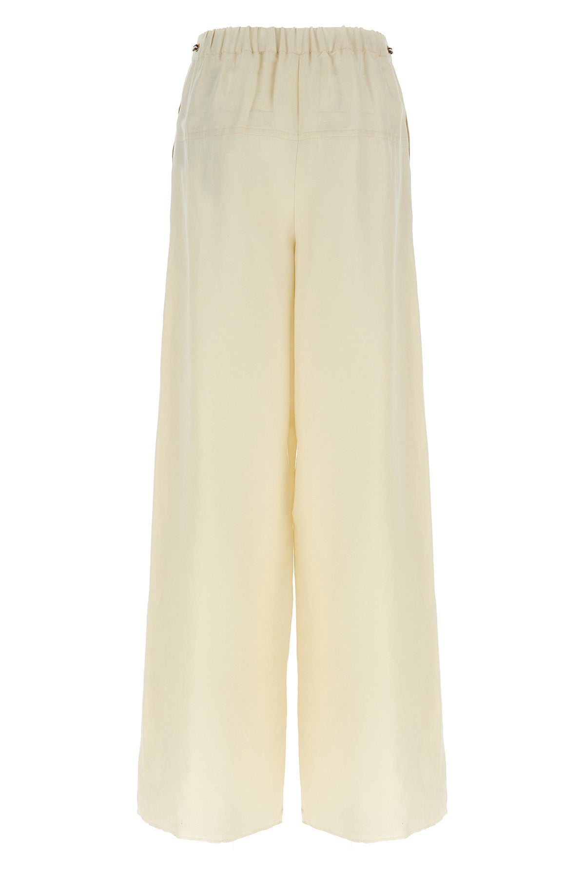 onore pants in washed linen and silk twill