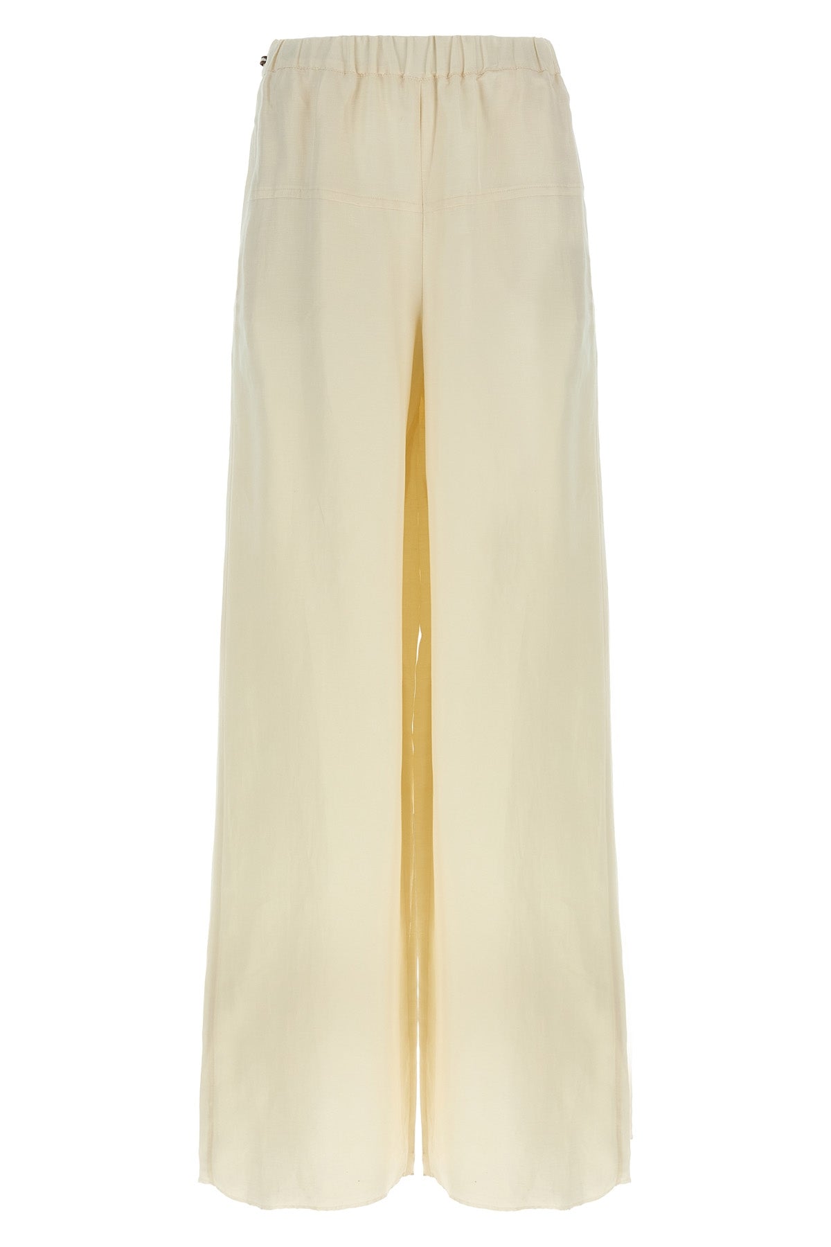 onore pants in washed linen and silk twill