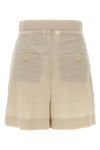 abisso1234 wool canvas shorts