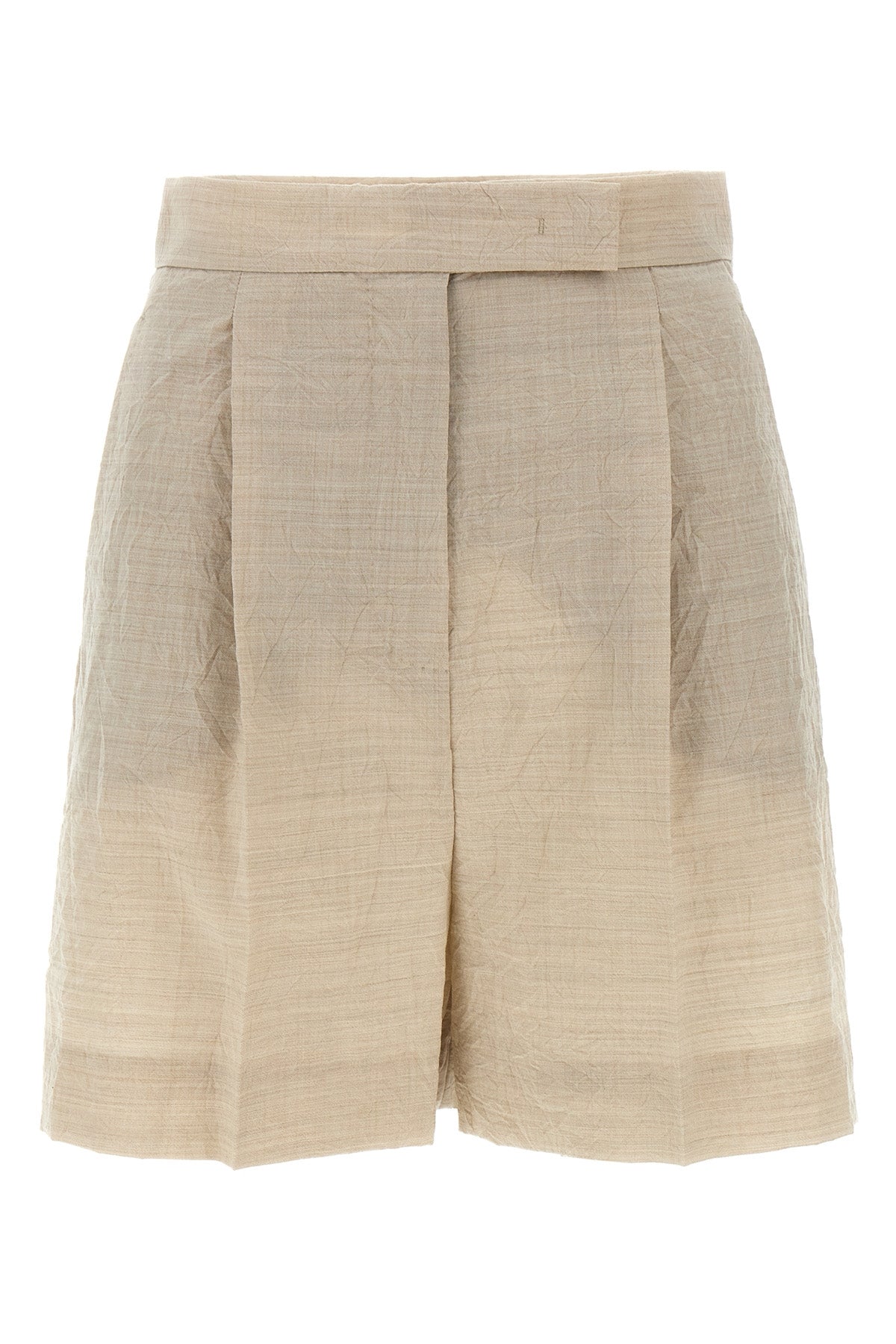 abisso1234 wool canvas shorts