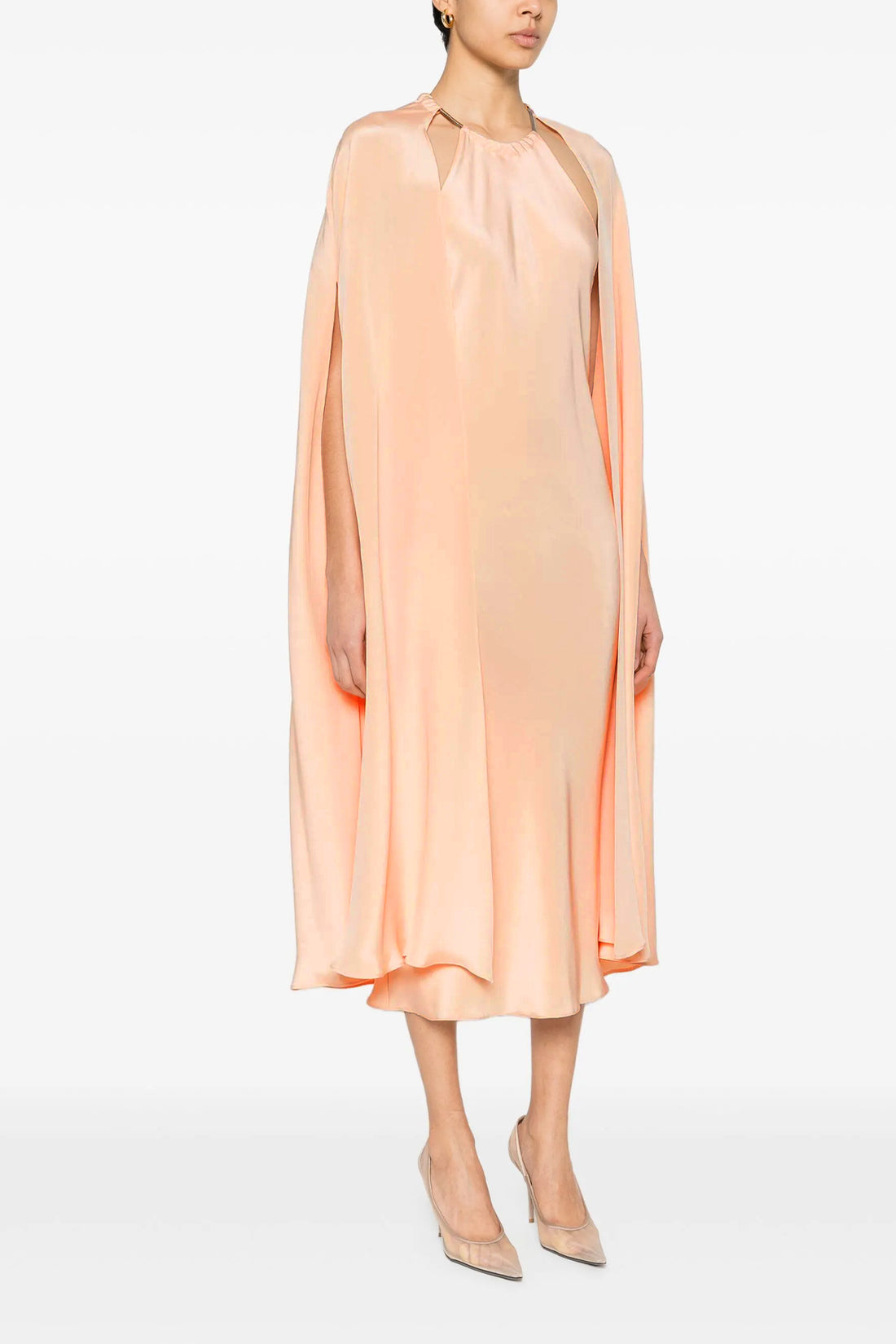 MAX MARA 38 managua silk midi dress