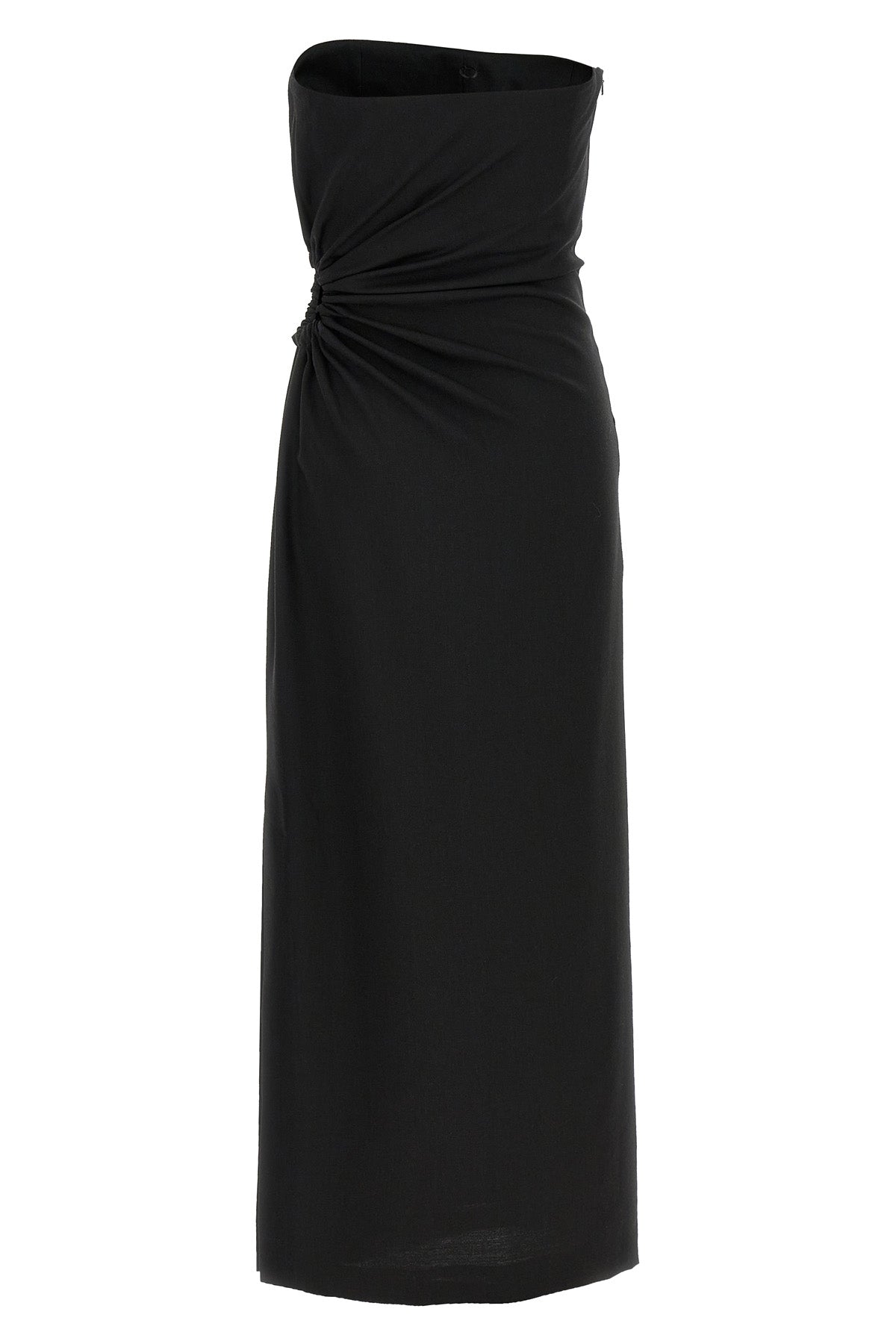 silva long dress in wool