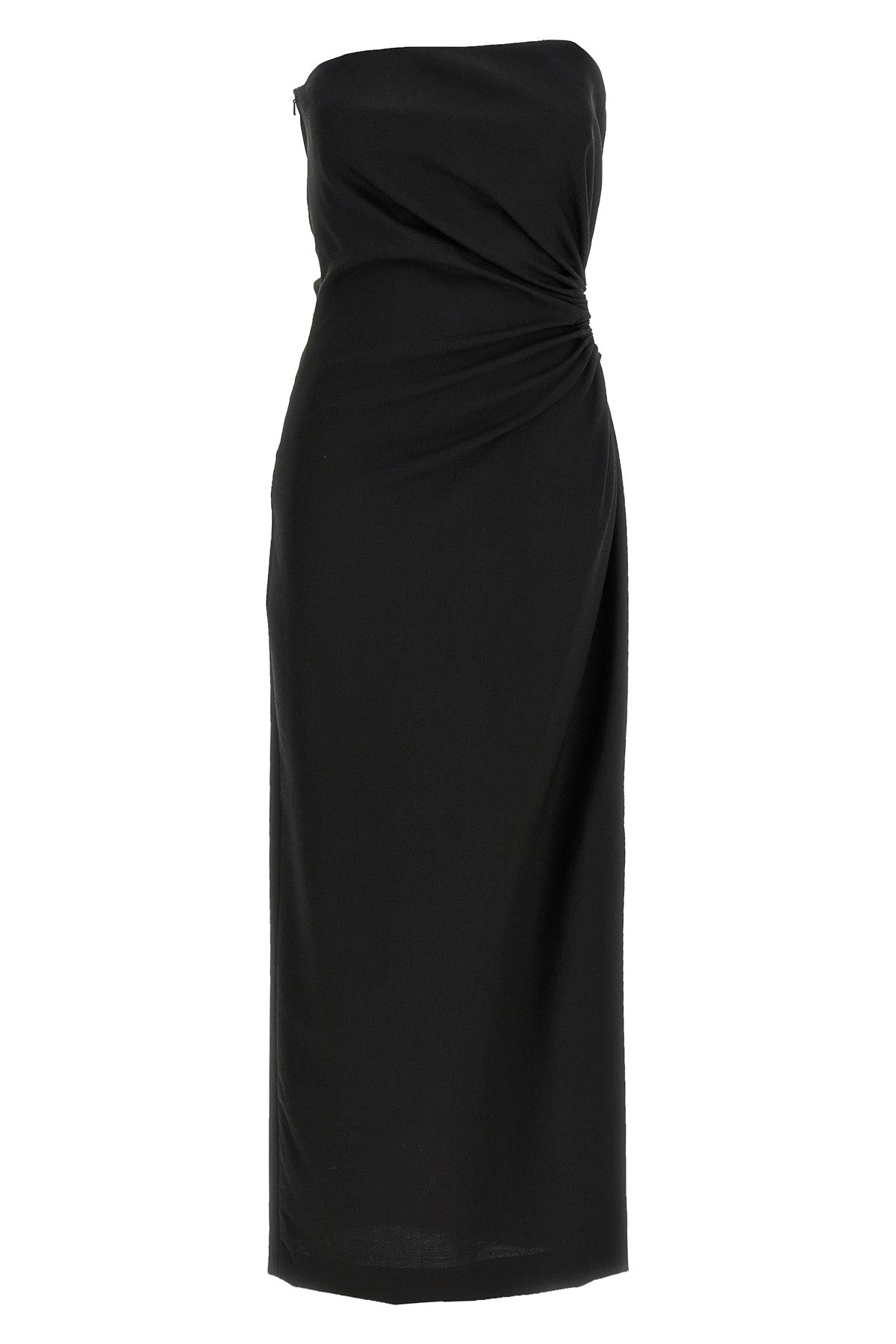 silva long dress in wool