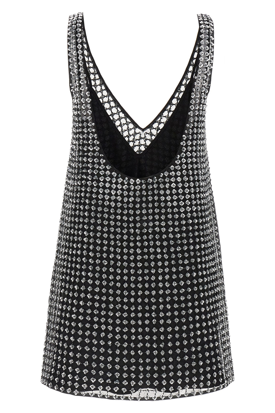MAX MARA 44 sleeveless rita organza minidress