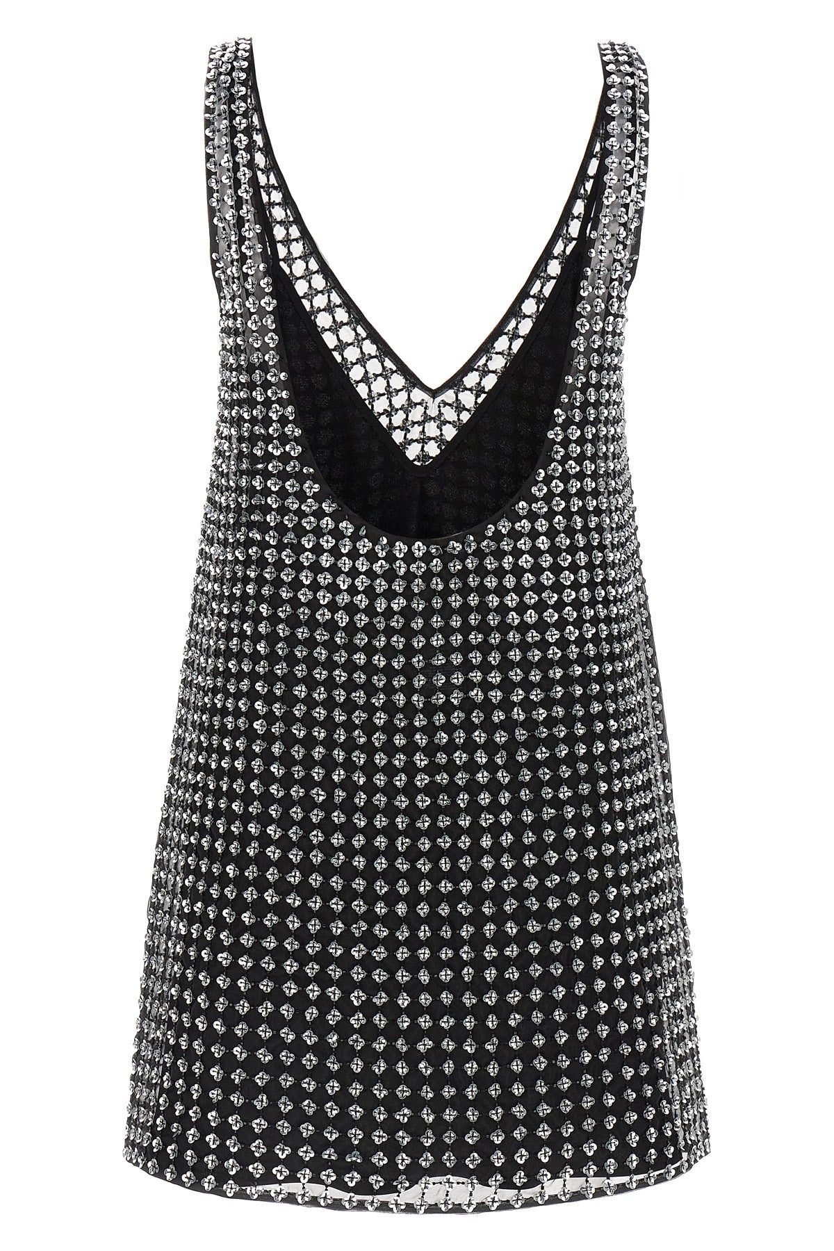 sleeveless rita organza minidress