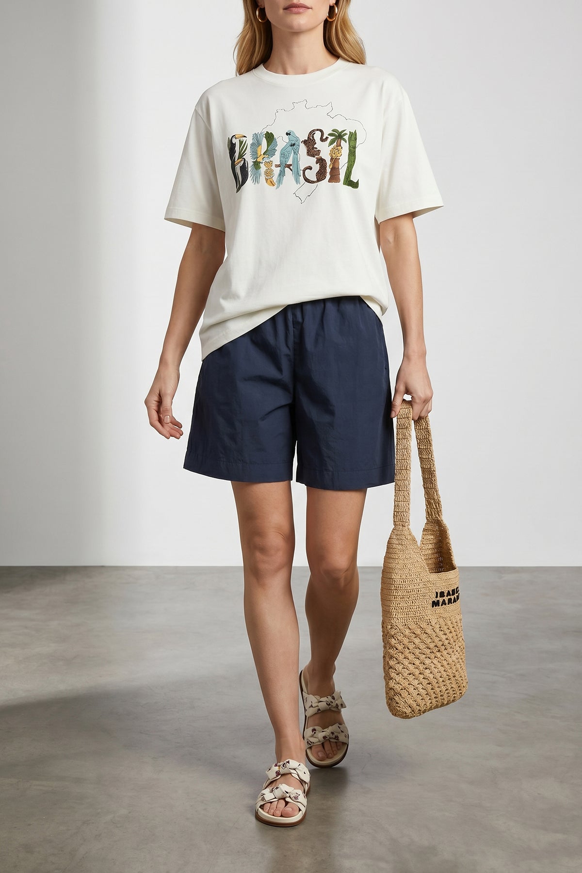 carlotta cotton bermuda shorts