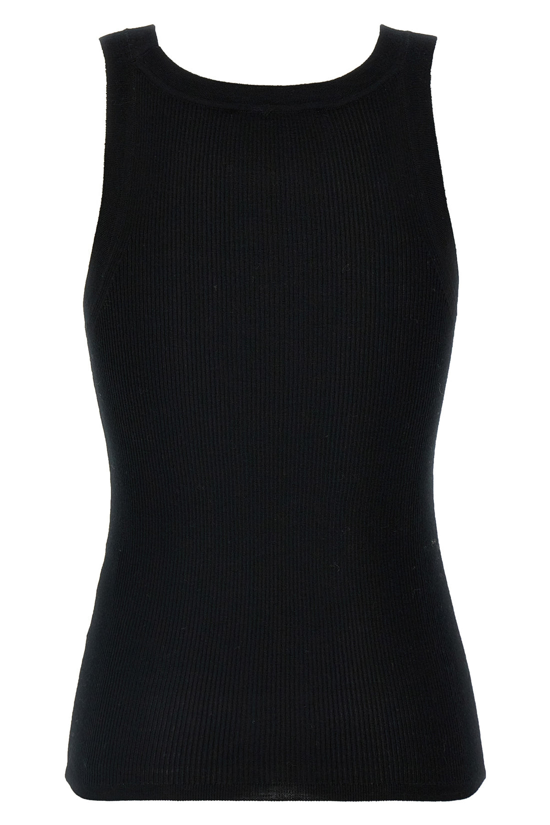 MAX MARA L eliadi top in stretch ribbed wool yarn
