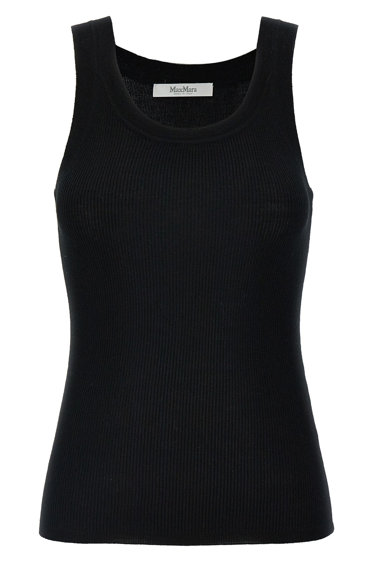 eliadi top in stretch ribbed wool yarn