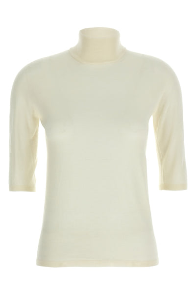 cecina turtleneck in shaved wool yarn