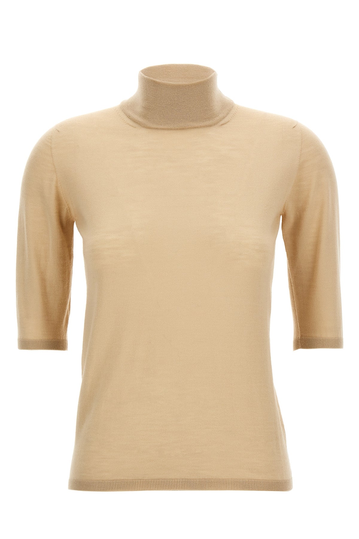 cecina turtleneck in shaved wool yarn