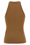 armida1234 top in stretch viscose crêpe yarn worked in fabric stitch