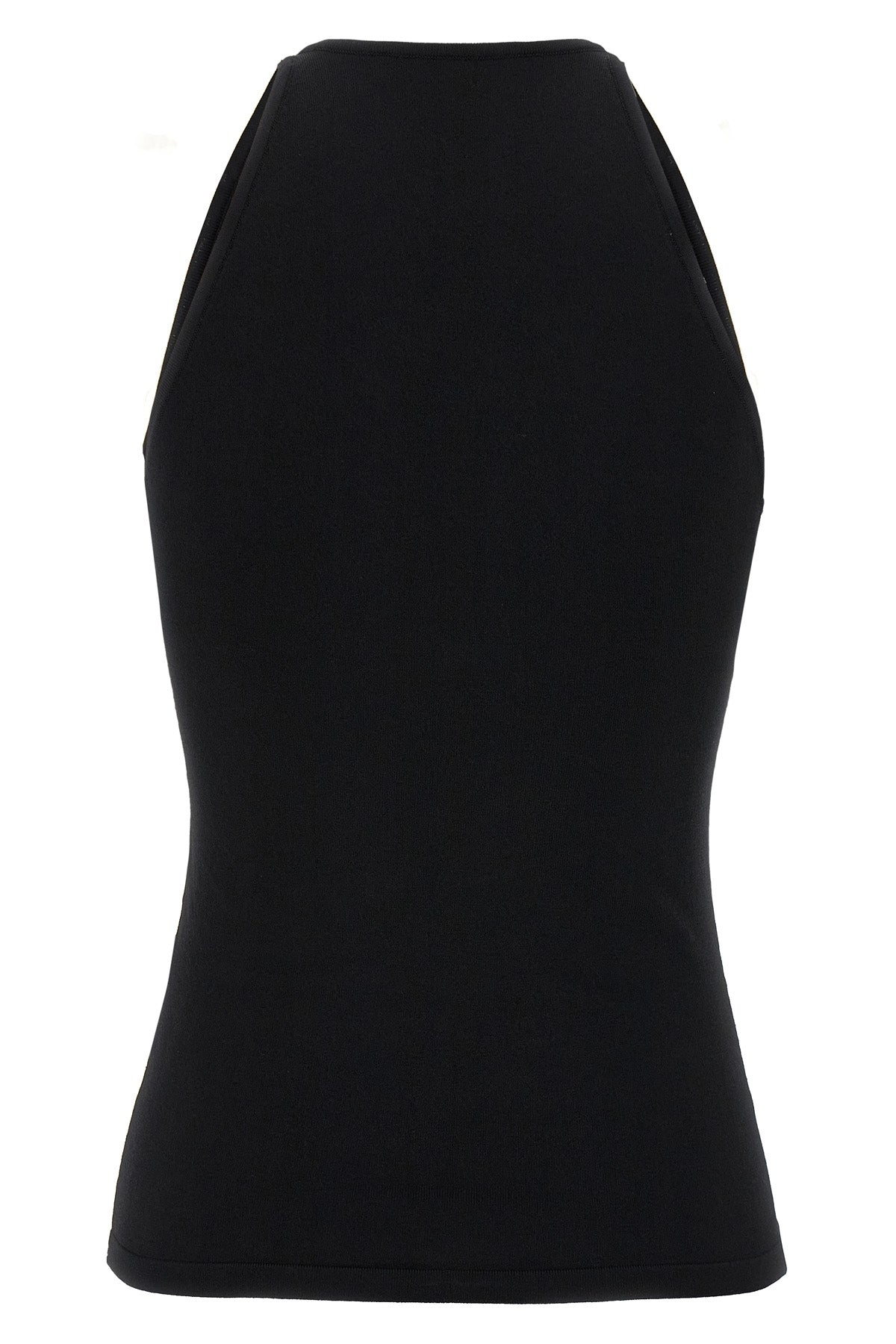 armida1234 top in stretch viscose crêpe yarn worked in fabric stitch