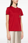 nunzio shaved cotton jersey t-shirt