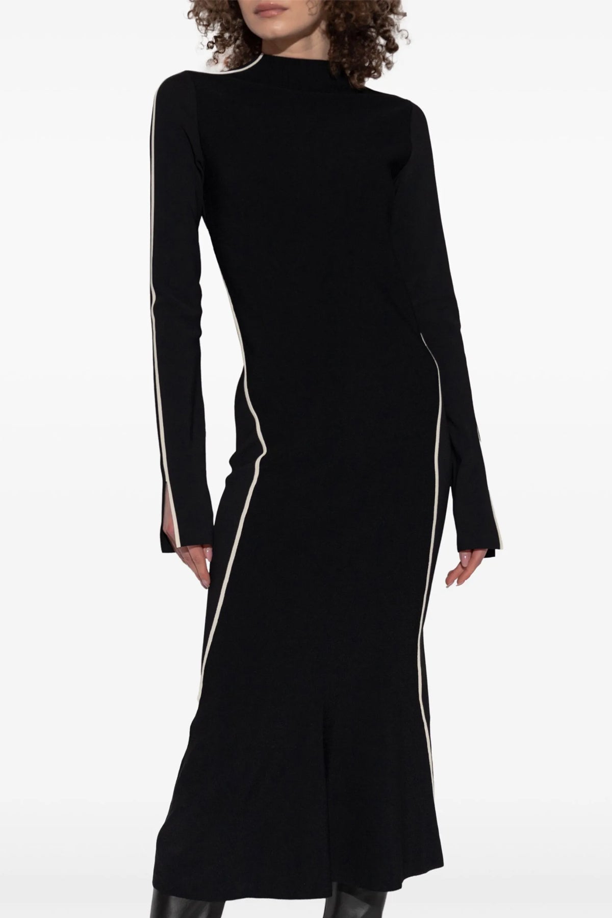 Sportmax Operoso Midi Dress In Viscose Blend Crepe Knit | Modecraze MODECRAZE Sportmax Operoso Midi Dress In Viscose Blend Crepe Knit | Modecraze MODECRAZE