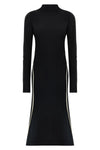 operoso midi dress in viscose blend crepe knit