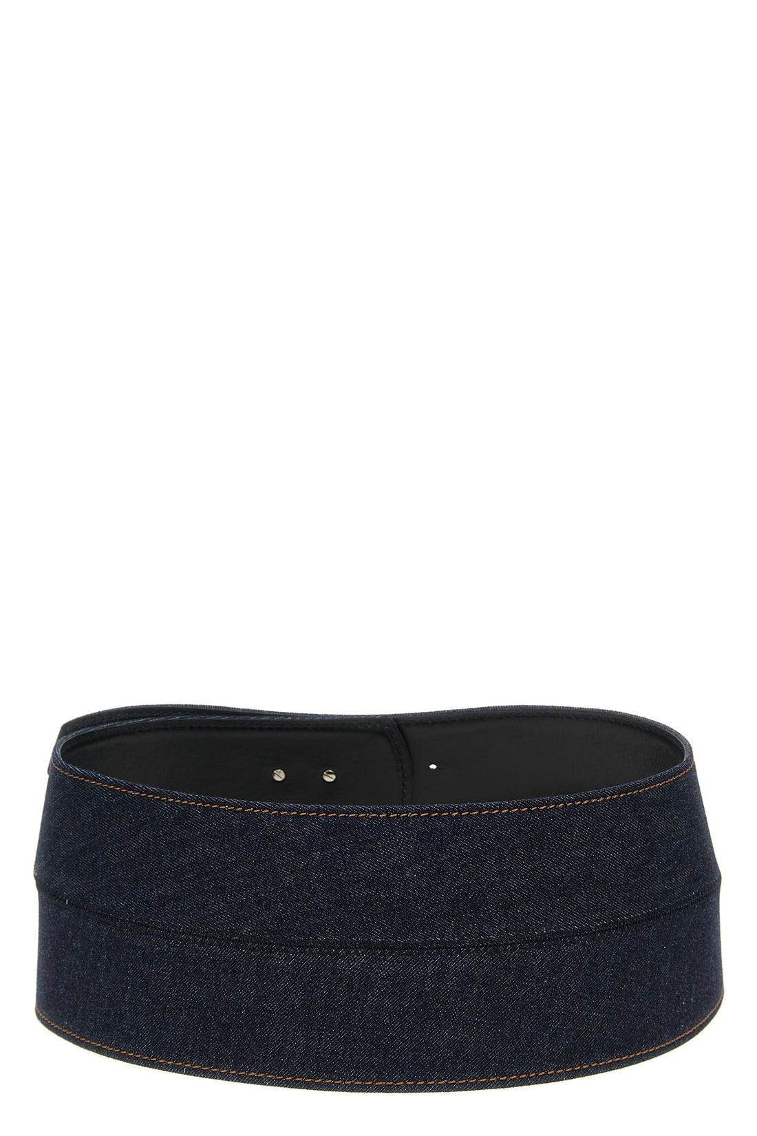 SPORTMAX S authentic arabba1234 maxi belt in firm denim