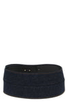 authentic arabba1234 maxi belt in firm denim