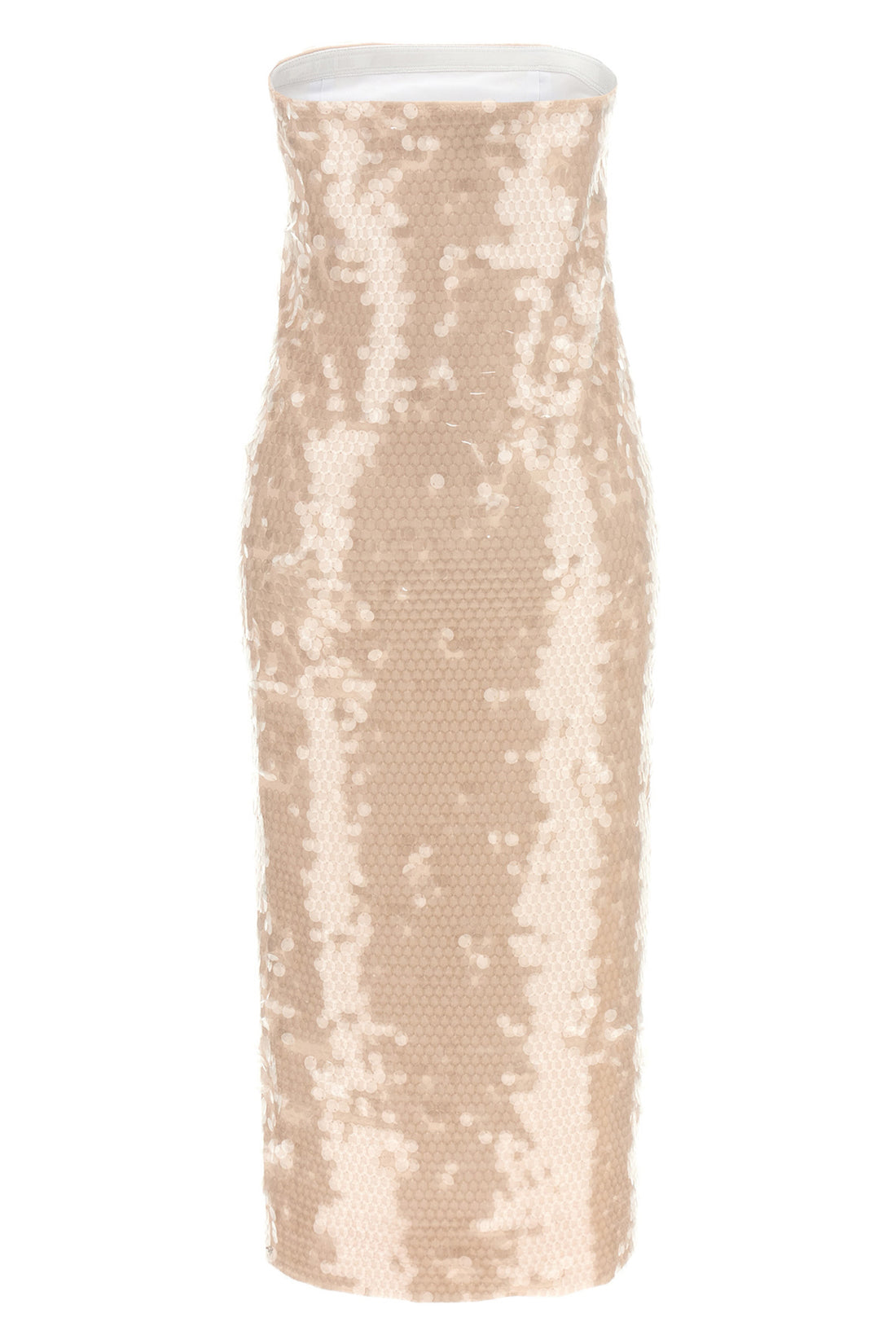 SPORTMAX S stemma longuette dress in printed and shaded technical jersey