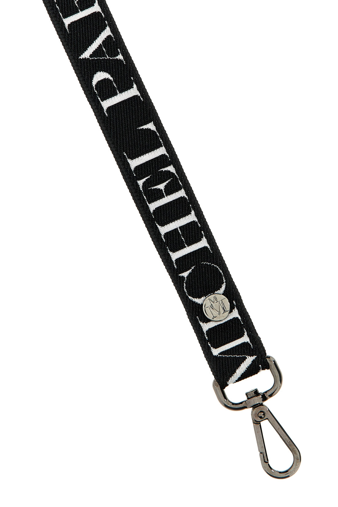 MAISON MICHEL M-L martine shoulder strap in logo fabric