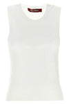 pedone top in viscose crêpe yarn worked in shaved stitch