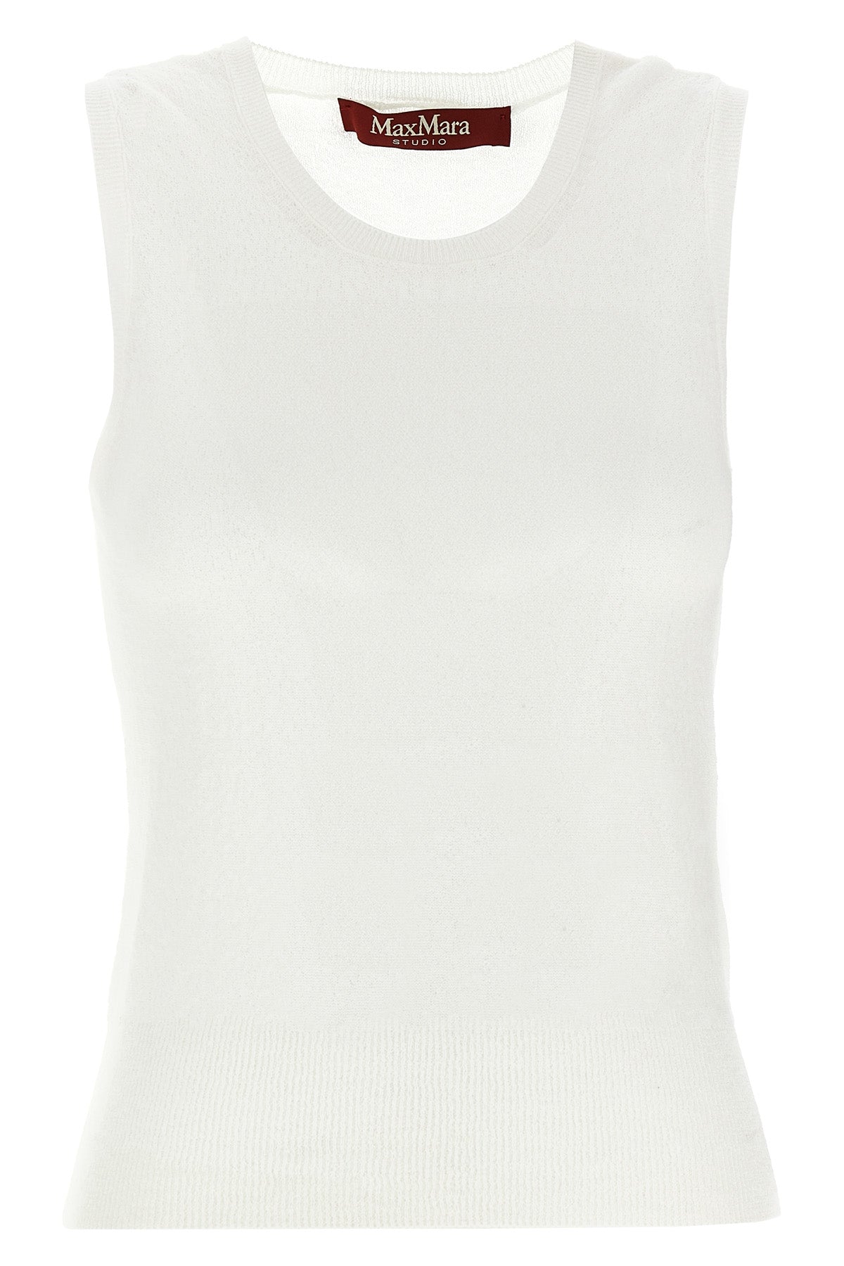 pedone top in viscose crêpe yarn worked in shaved stitch