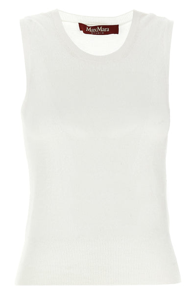 pedone top in viscose crêpe yarn worked in shaved stitch