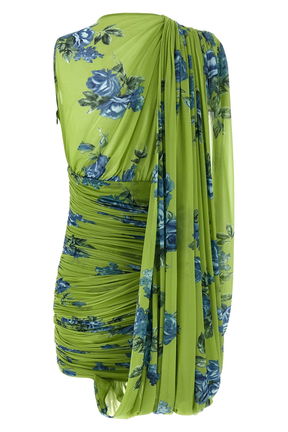 pf25 dress 24 midi dress in semi-transparent and stretch fabric