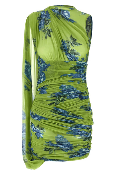 pf25 dress 24 midi dress in semi-transparent and stretch fabric