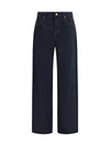 baggy pants in pure cotton satin