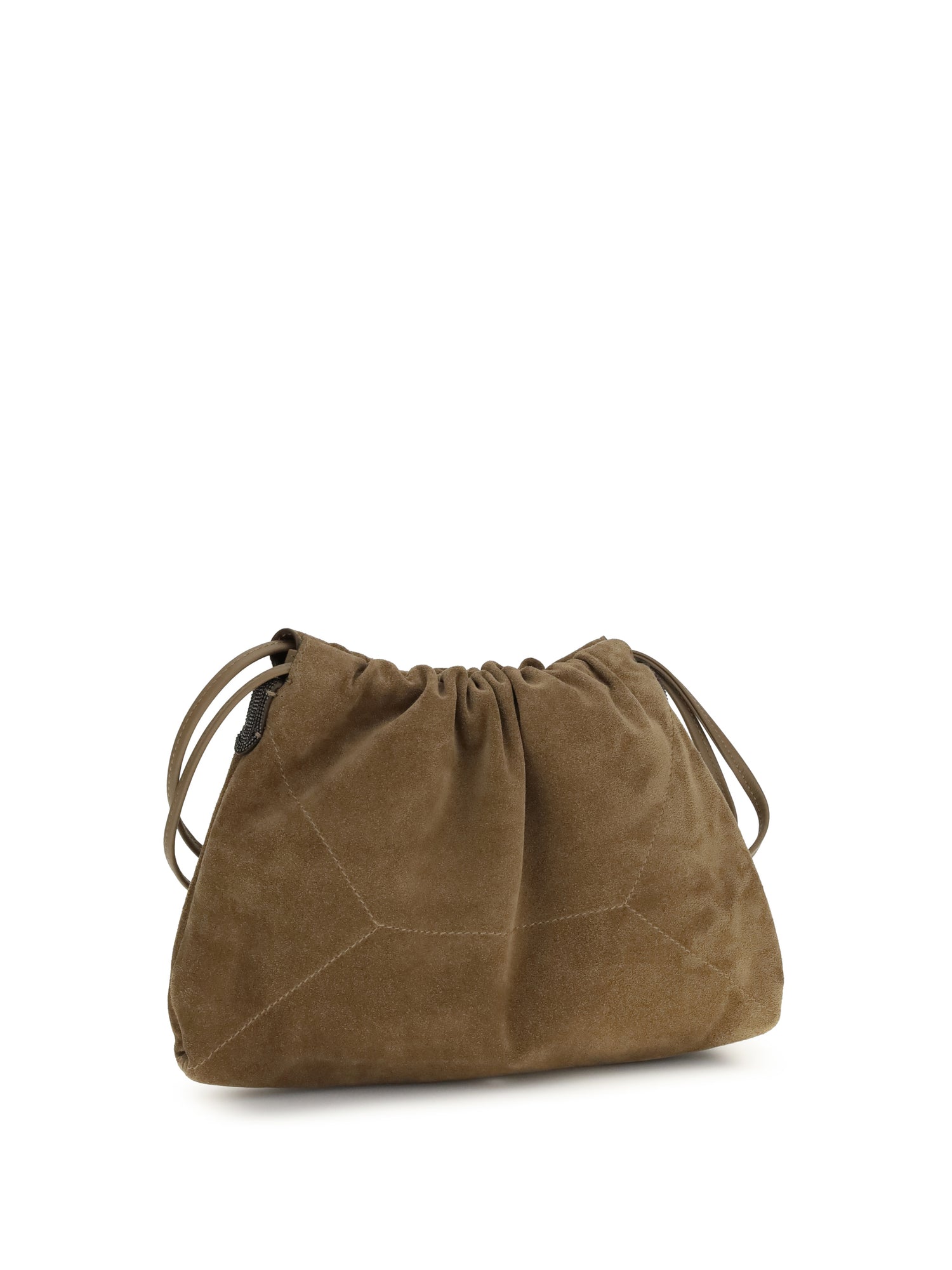 BRUNELLO CUCINELLI OS suede pouch bag 