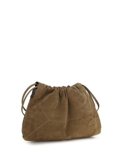 BRUNELLO CUCINELLI OS suede pouch bag 