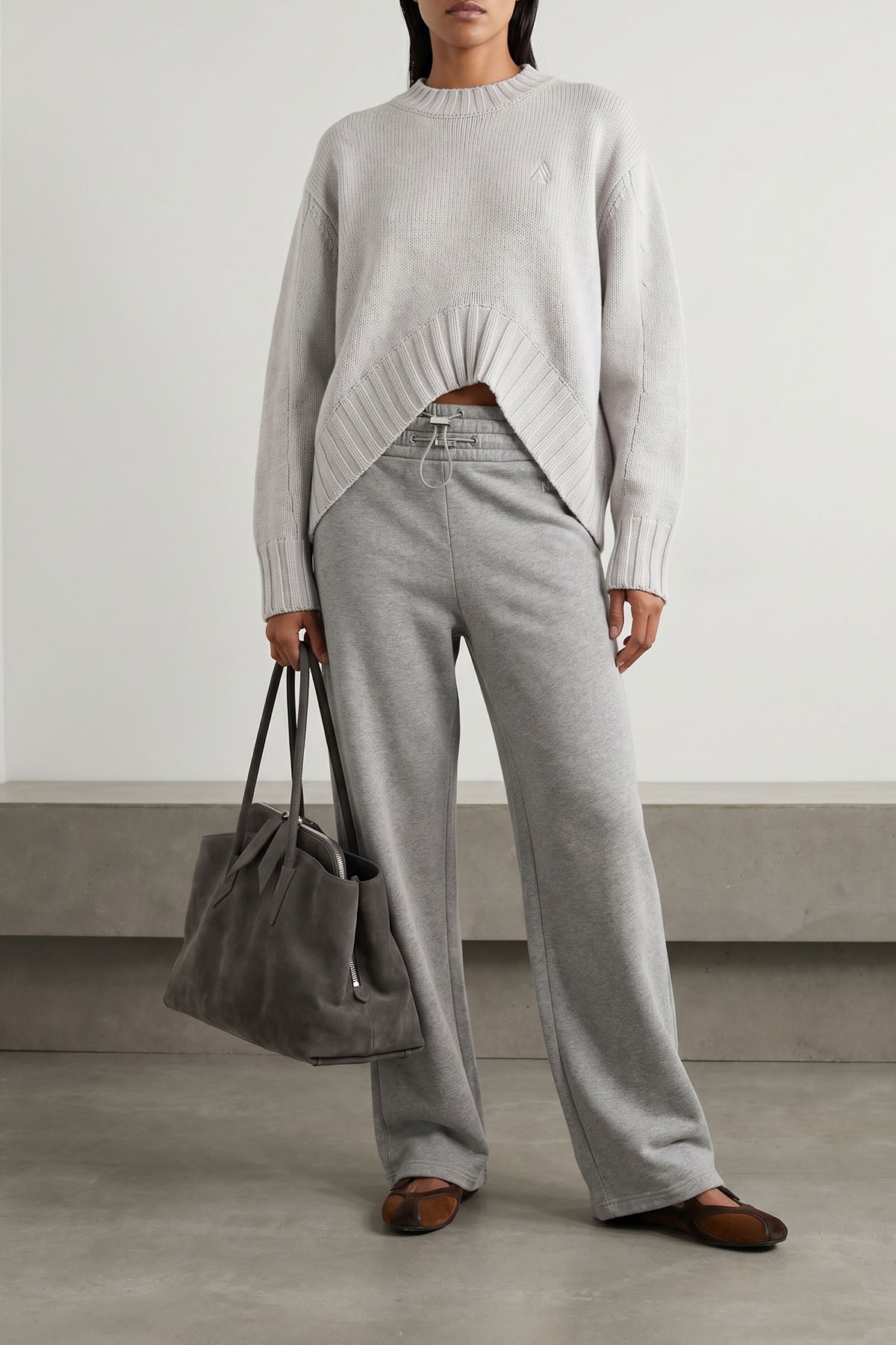 the the attico la passeggiata medium shoulder bag defines a new structural nar