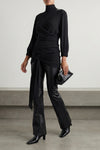 day off small calf leather clutch