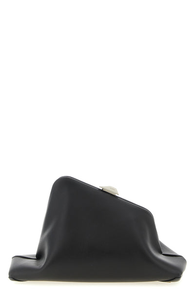 day off small calf leather clutch